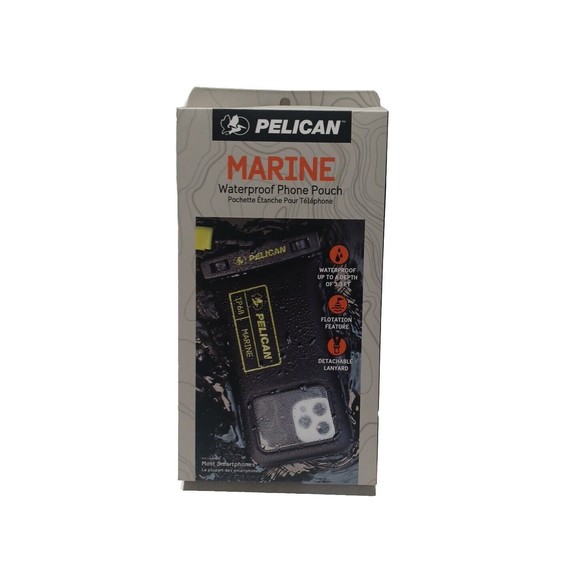 Pelican Marine Series IP68 Waterproof Floating Protection Phone Pouch Case Beach - Picture 1 of 5